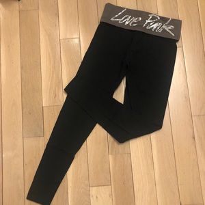 PINK yoga pants size XS